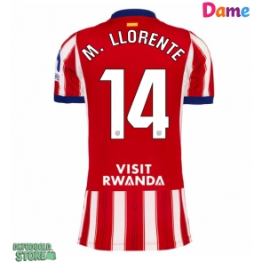 Atletico Madrid Marcos Llorente #14 Replika Hjemmebanetrøje Dame 2026-27 Kortærmet
